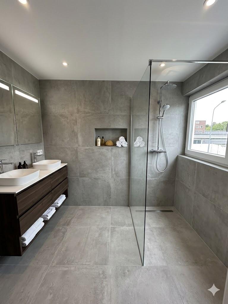 Badkamer na renovatie